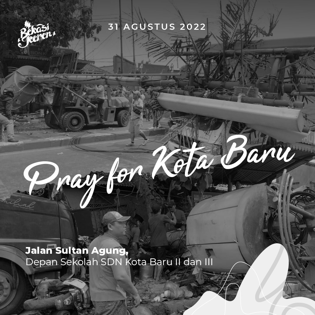 kotabekasikeren's tweet photo. Innalilahi wa innailaihirojiun.
Turut berduka atas musibah kecelakaan yang terjadi di Jalan Sultan Agung, Kranji tepat di depan Sekolah SDN Kota Baru II dan III pada Rabu (31/8). 

Semoga para korban kecelakaan diterima disisi-Nya. Aamiin 
#prayforkotabaru https://t.co/OKXolIU8KZ