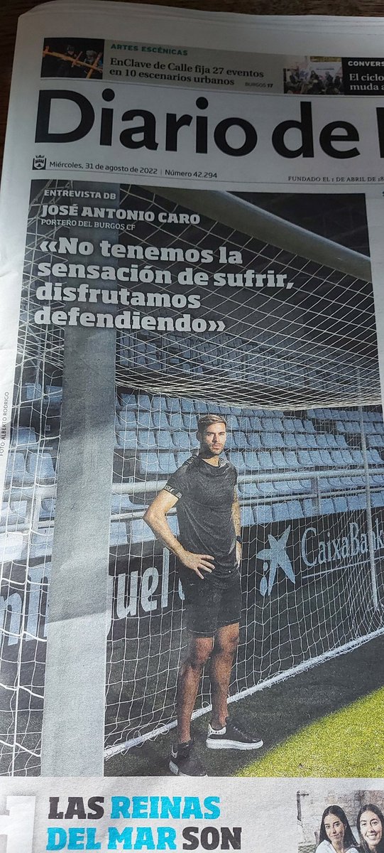 podcastbcf's tweet photo. Justo hablábamos en el episodio de ayer que el Burgos CF parece disfrutar defendiendo y @Jose13Caro lo confirma hoy en la entrevista en el Diario.  https://t.co/vkPsn7hgwx https://t.co/DfxGdoJCw5