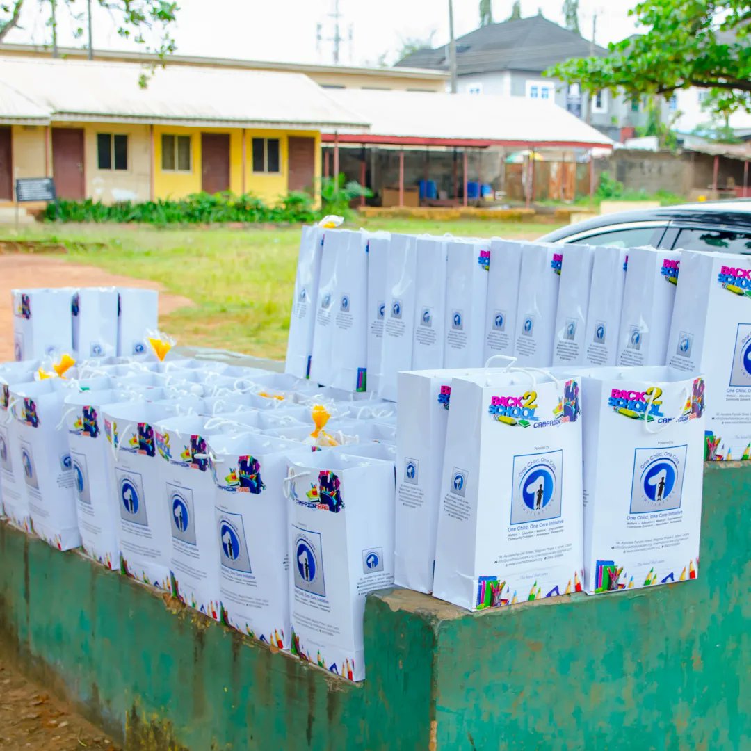 onechildonecare's tweet photo. We are grateful to our donors that made the production of our BACK TO SCHOOL BAGS possible🙏
Call - 09031939864 for more details.
#OneChildOneCareInitiative
#SchoolSupportCampaign
#EducationalMaterials
#Supportforlessprivileged
#SupportForChildren
#SocialImpact
#NGOs https://t.co/IU6beNYUcd