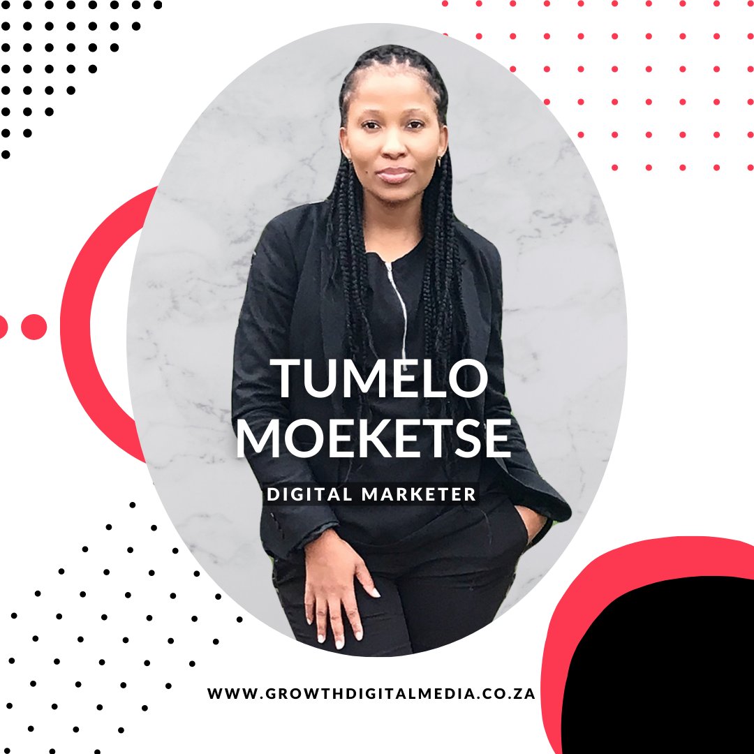 Meet Tumelo, she graduated from the <a href="/cutfsonline/">CUTFreeState</a> (CUT) as well as <a href="/edu_vos/">Eduvos</a>, and majored in Marketing, Human Resources (HR) Management, and Public Relations. READ MORE: bit.ly/3pHWmwW #digitalMarketing #socialmediamarketing #dreamteam #growthdigitalmedia