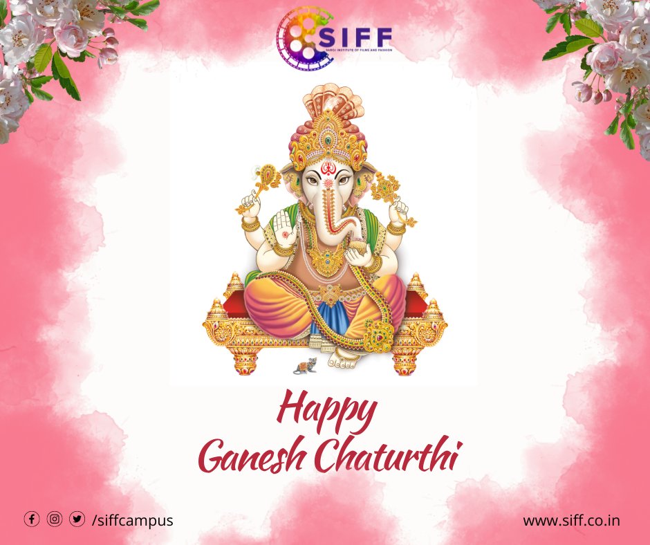 siffcampus's tweet photo. Happy Ganesh Chaturthi.

#happyganeshchaturthi #siffcampus #siff  #cinematography #super #creative #transformation #filmmaking #filmschool #joinsiff #acting #direction #editing #sound #mumbai #filmmaker https://t.co/90nZCI4c7k