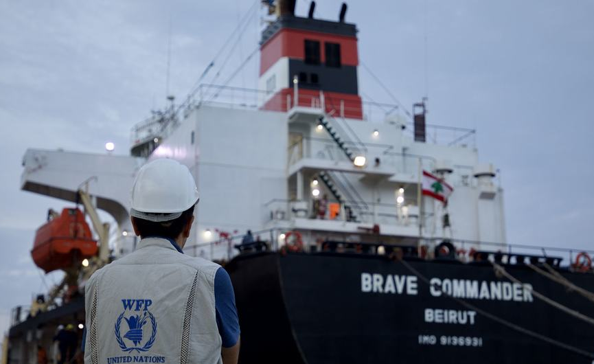 allafrica's tweet photo. First Ship Carrying Ukrainian Grain to Africa Since Beginning of Conflict Arrives in Djibouti: https://t.co/ZXsWNbAoJS #Djibouti  #BraveCommander @WFP https://t.co/l18SfXjbgX