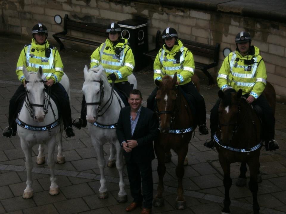 Retired from <a href="/northumbriapol/">Northumbria Police</a> 11 years ago today. Still remember with affection leaving do highlight of former colleagues from @NPMounted crossing millennium bridge as Police RHIB went underneath.