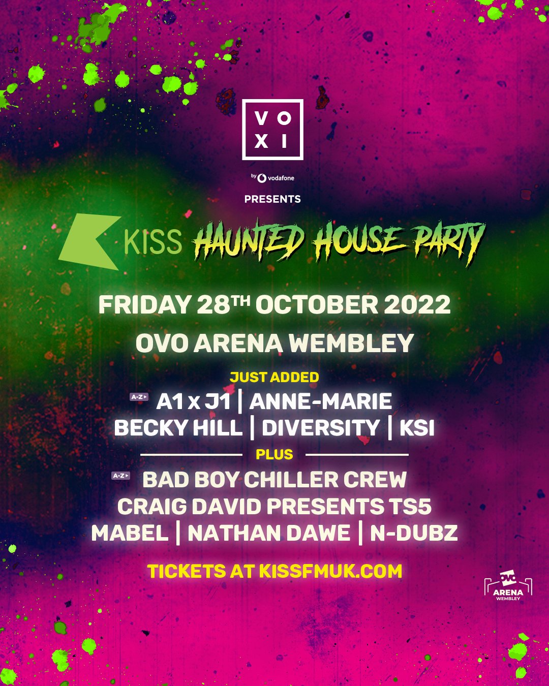 KISS on Twitter: "We've JUST ADDED these huge artists to the VOXI