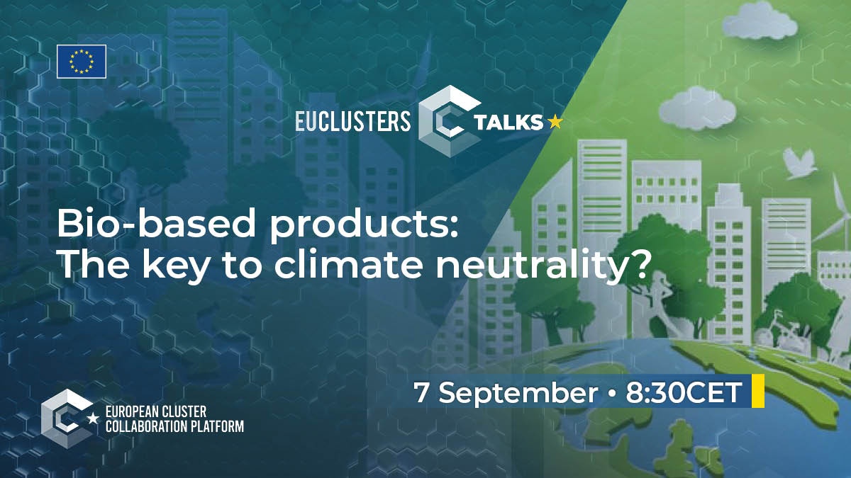 88% of Europeans want an increase in #renewableenergy 📈, but how will it be done? 

Jump on the next #EUClusterTalks to discuss #greentransition, bio-based products vs fossil fuels &amp; existing solutions.

📅7 September 2022
⏰8:30 – 9:30 CEST

Register⬇️ 

clustercollaboration.eu/events/organis…