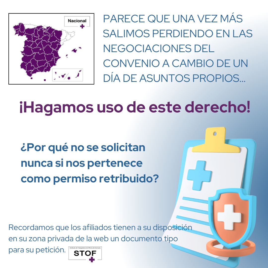 STOFsindicato's tweet photo. #FelizMiercoles
Hagamos uso del día de #AsuntosPropios! Es un derecho!
#STOFAbusos https://t.co/LASU0DH0Jb