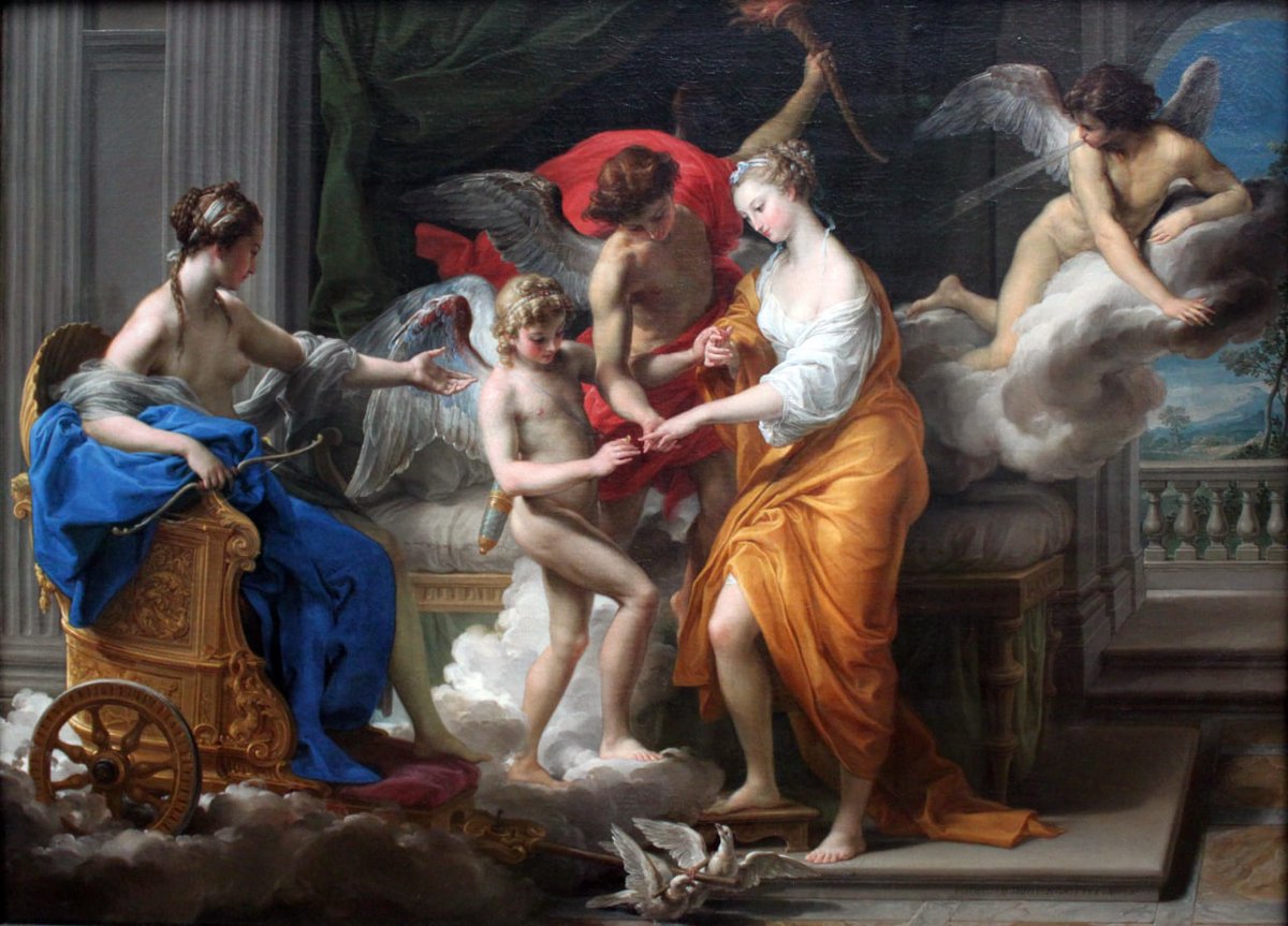 Art_Plus_'s tweet photo. Pompeo Batoni
"Marriage of Cupid and Psyche"
1756 #Batoni https://t.co/PVR5DtmjVy