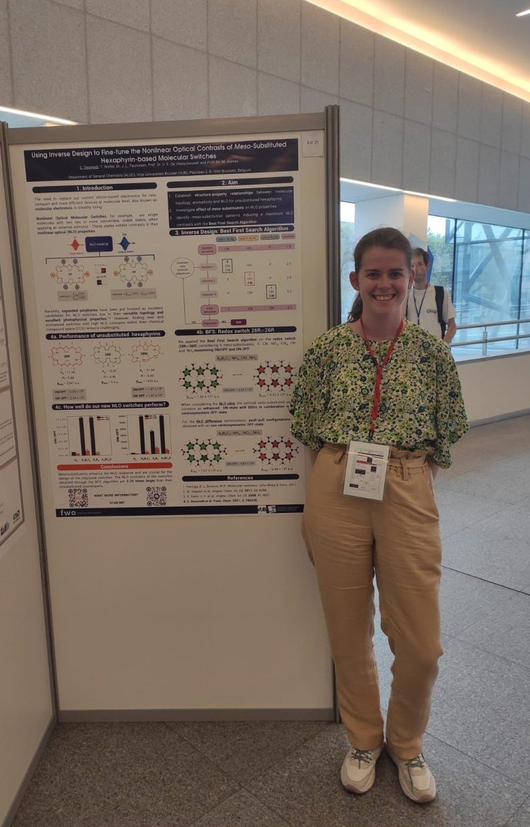 Last but not least, <a href="/eline_desmedt/">Eline Desmedt</a> presentes her work on inverse design for non-linear optical switches! <a href="/FWOVlaanderen/">FWO</a>