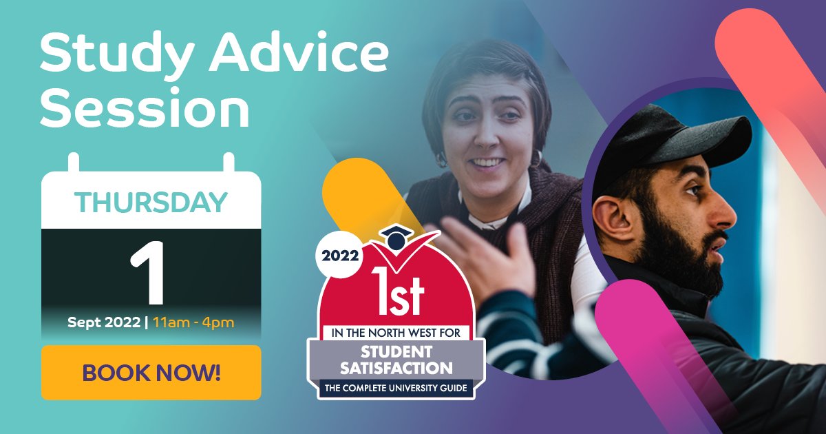 Uni_GreaterMcr's tweet photo. π #BoltonUni; proud to offer #UniAsItShouldBe π
Don't forget to register for our next #StudyAdviceSession π 1 September.
Your chance to get the answers to all your questions about #University π
Book now π https://t.co/HoWWcP3k7w https://t.co/tAH5NU27t1