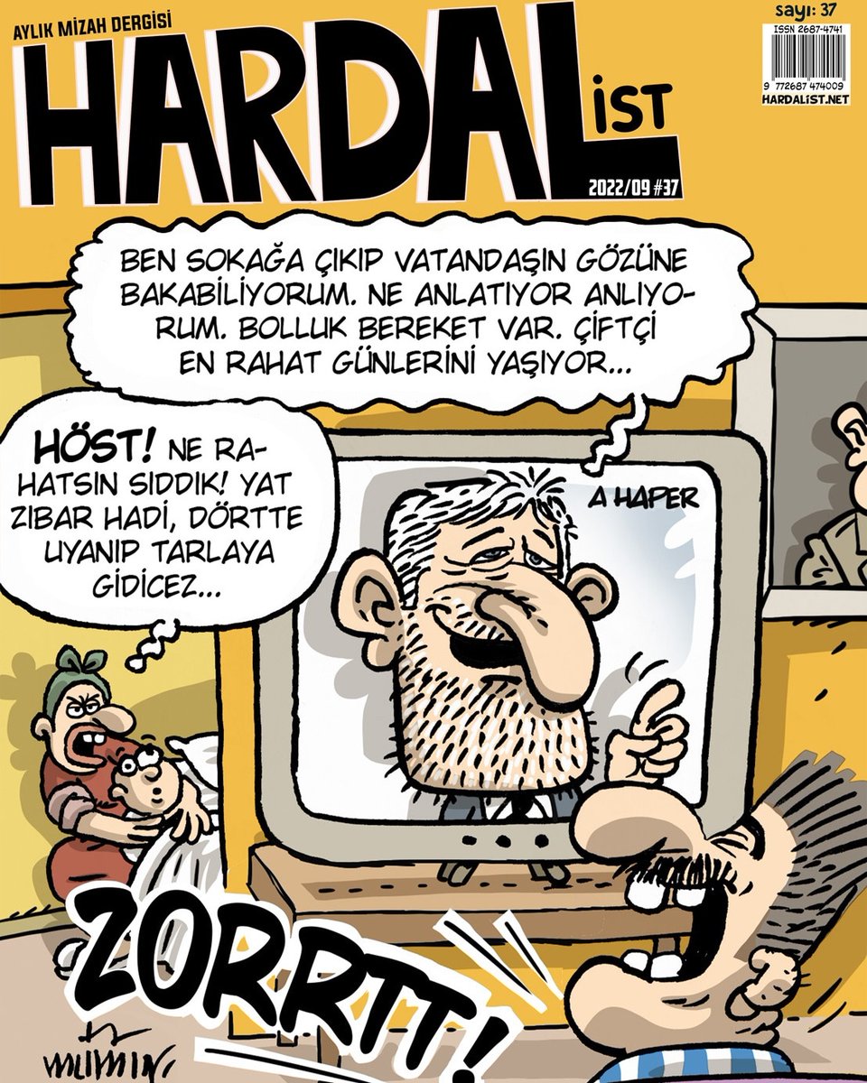 hardalistdergi's tweet photo. 🚀Yeni Sayı Sokağa Çıktı 👍😉 

📌Hardalist #MizahDergisi 'nin #Eylül 2022 3️⃣7️⃣. Sayısı Yayınlandı 😎 

📎Dergi Linki 👇
https://t.co/NCQpwcW9NF 

#karikatür #karikatürist #cartoon #cartoonist #mizah #mizahdergisi #temmuz #hardalist #hardalistdergi #dergi https://t.co/5NjBTXhBx1