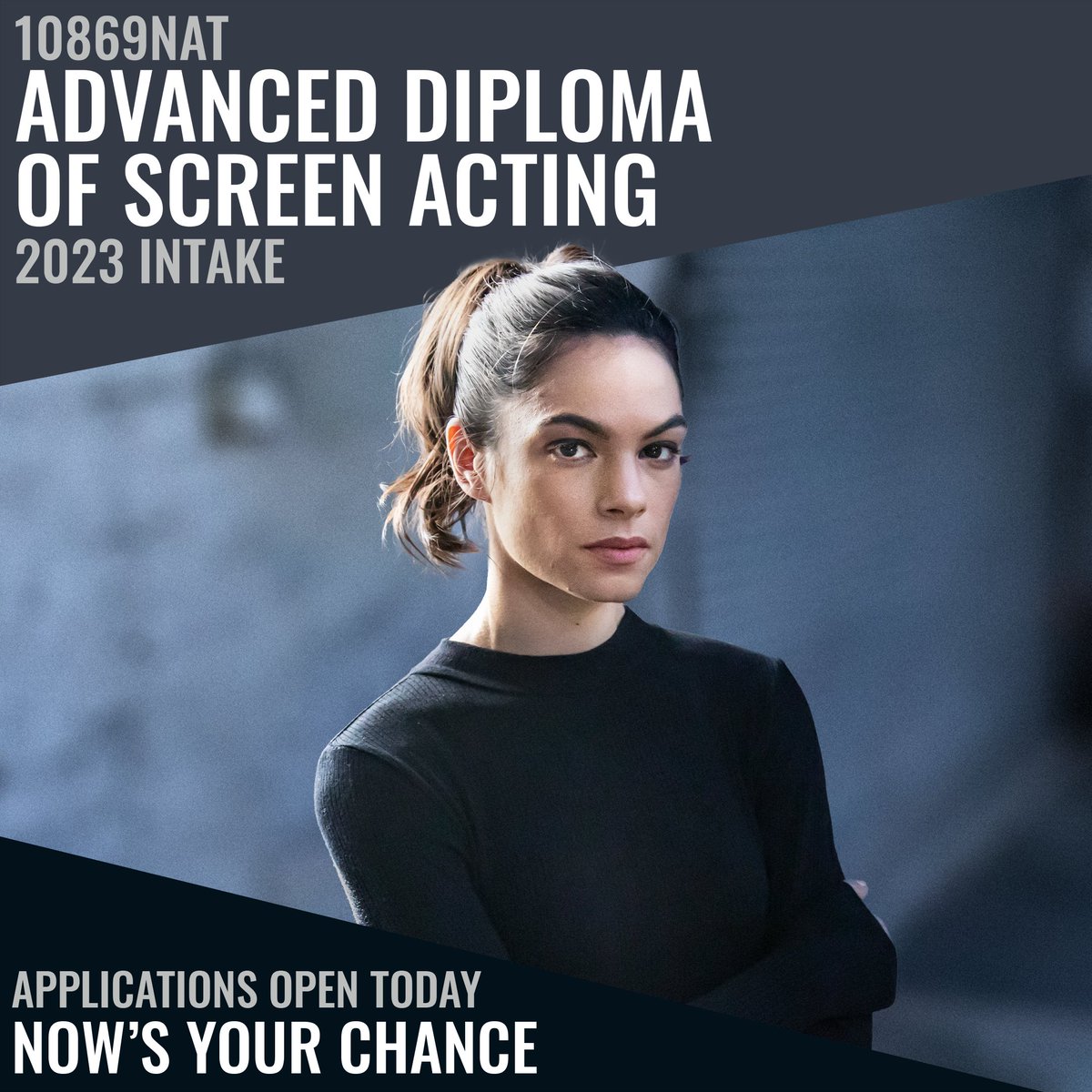Screenwise's tweet image. Applications are now open for the 10869NAT Advanced Diploma of Screen Acting.  Apply as soon as possible and obtain your place in our first callbacks in October and give yourself a chance to secure your place in this extraordinary course. 

Screenwise | RTO: 91699