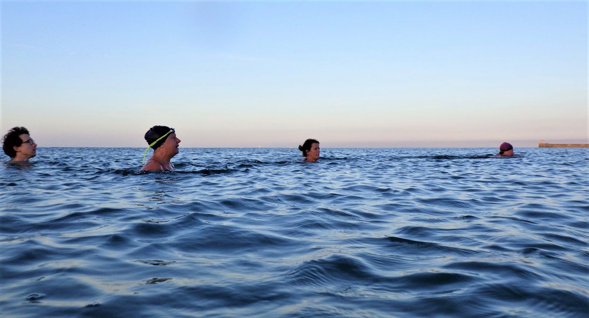 Ravilious's tweet photo. @purplepuffin did every day in August (40 swims in 31 days) and we found a pair of giant shorts #Seaford #Newhaven #SeaSwimming #EarlySwim what a cracking morning! https://t.co/VgiAK0gY2Z