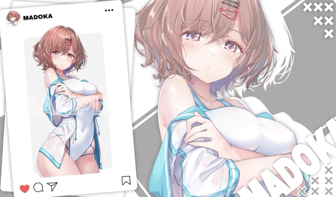 CT40/エアこみトレ 新作発表⑫円香 の スリーブ や プレイマット になります!イラストレーターは HONG() 様です。※プレイマットはフルアート版と横版の2種類があります。 