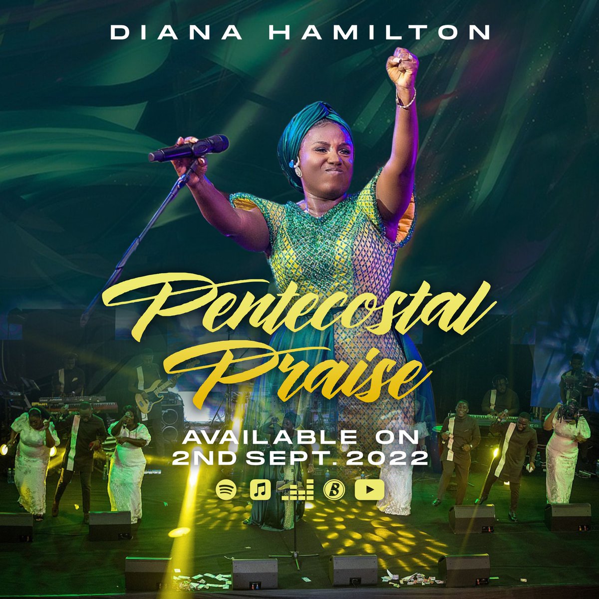dianaahamilton's tweet photo. I bring you greetings family... let's get ready to lift up our praise knowing that when our praises go up, His glory comes down. Available from your usual digital stores and @YouTube from this Friday 2nd Sept 22 @youtube  ANTICIPATE
#AkwantupaDHexperience 
#DHexperienceLDN https://t.co/sqjTQEXf6V