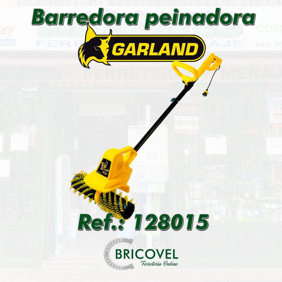 🤩 Diseñada para mantener el césped artificial. Ayuda a limpiar el musgo, hojas, agujas de pino y otros desechos del césped a la vez que peina y eleva el pelo del césped. @garland_es

✅Voltaje 230V.
✅Potencia 300W
✅Motor eléctrico bajo mantenimiento
✅Manillar plegable