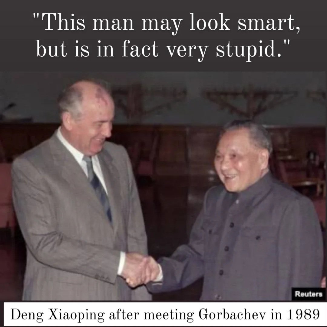 frankhuzur's tweet photo. #Gorbachev inherited the #Afghanistan and #ColdWars. The #USSR was spending 25% of its GDP on the military. It was impossible to keep the union together. It imploded under its own weight.
#MikhailGorbachev #MikhailGorbaciov 
#Russia https://t.co/ZhQlN7LQa6