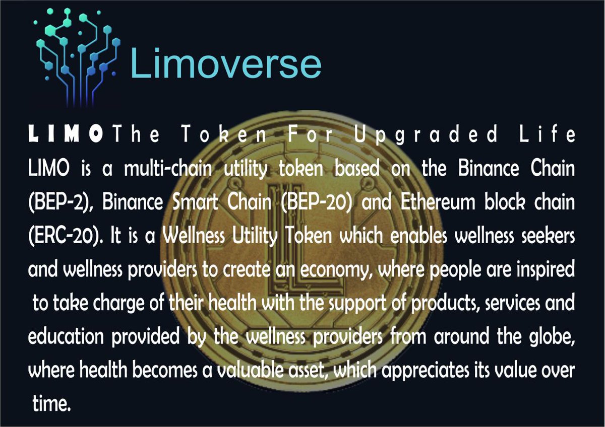 TingTon50719675's tweet photo. #Limoverse stands to empower healthcare industry by converging #blockchaintechnology #AI #IOT #Genomics and creating a complete healthcare #metaverse using #web3 protocols. #future of health is here. #Move2Earn #HealthFi #healthcare #nftart #sneakernft #wellnesseconomy https://t.co/jPTI5WrGyC