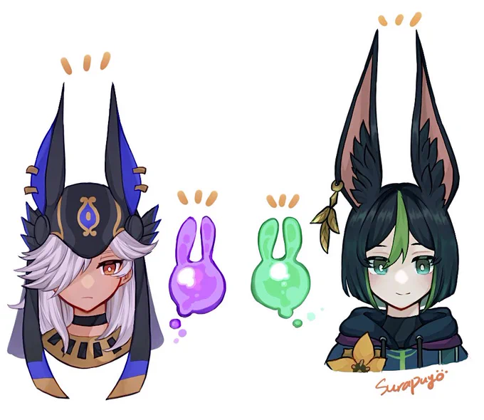 #今月描いた絵を晒そうセノしか描いてなくて笑ってしまった 