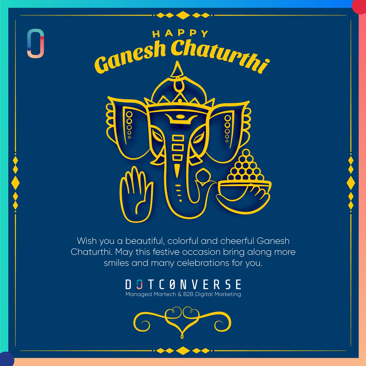 dotConverse's tweet photo. On this occasion of Ganesh Chaturthi, dotConverse wishes Lord Ganpati carries bags full of happiness, prosperity, and peace to your home.
 
#ganeshchaturthi https://t.co/OuJcnlrpIw