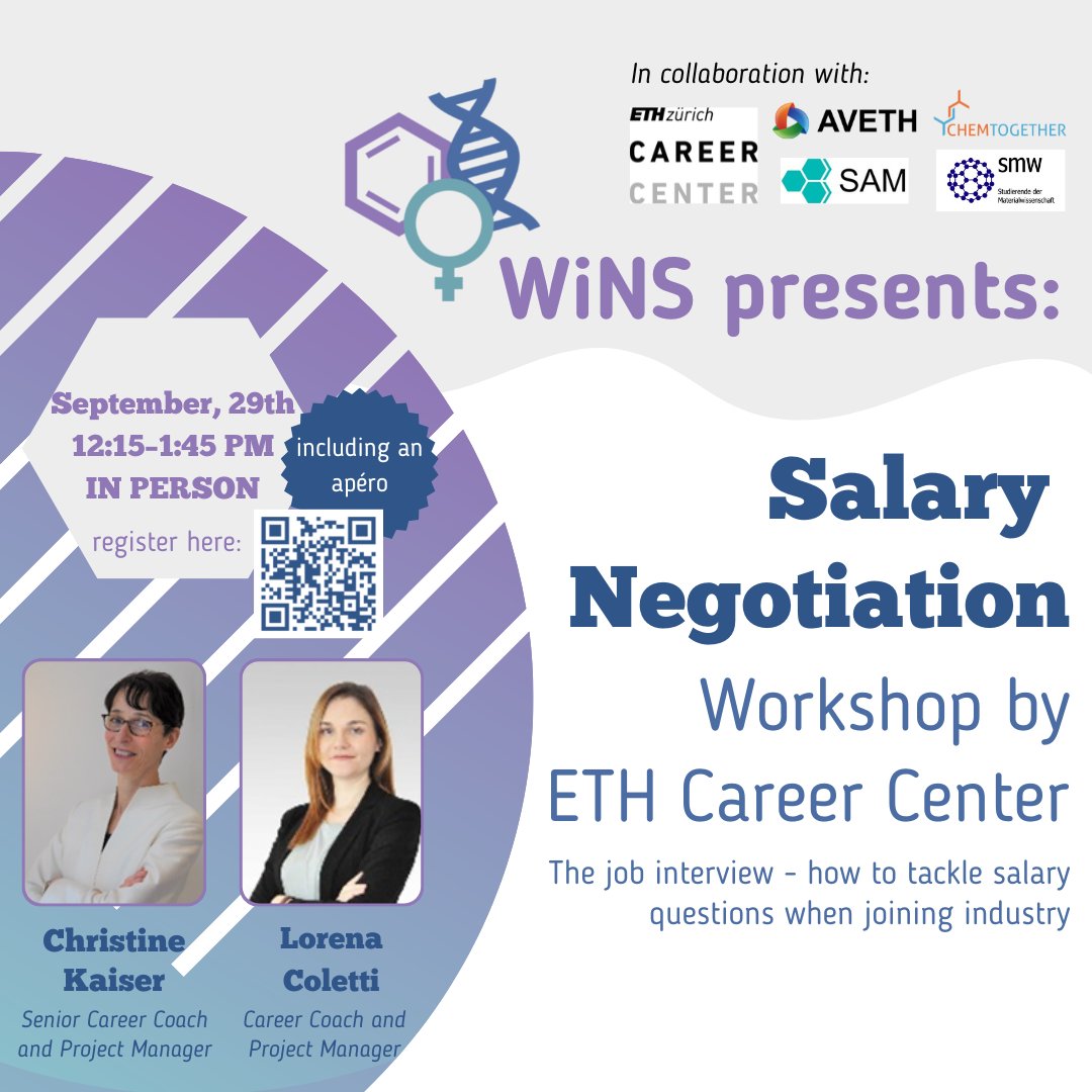 WiNS on Twitter: "📢Would you like to know about salary negotiation when  joining industry? ➡️ Then this is the talk for you 📅 29th September 12:15  to 13:45 PM Register🔜https://t.co/2hhou8odL8 https://t.co/vgnL3HM3BK" /