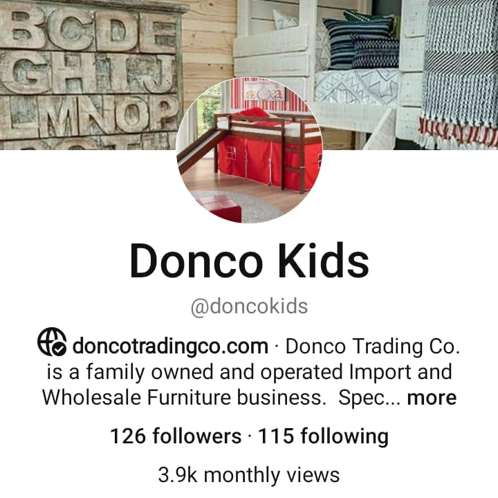 Check us out today! 

Over 3.9K views monthly on #Pinterest 

Check us out #clickthelink
pinterest.com/doncokids/?inv…

#DoncoKids #pinterestcommunity #shopping #beds #newfuniture #lookswelove