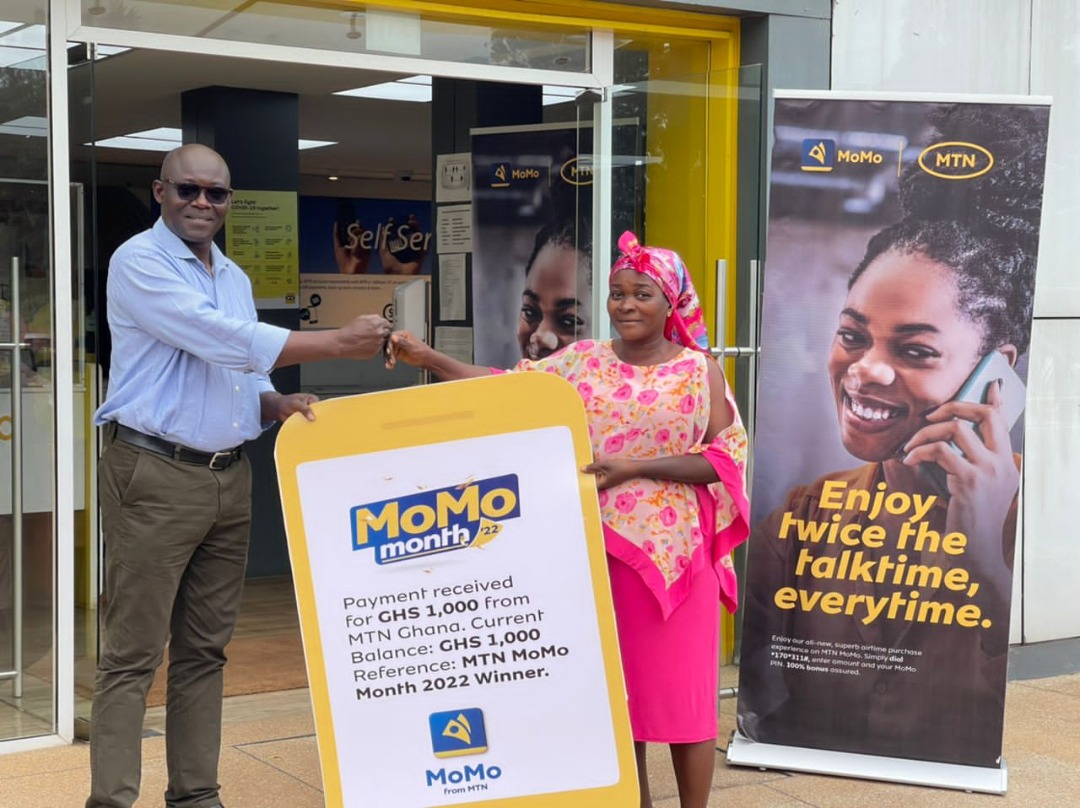 MTNGhana's tweet photo. It's raining rewards! Here are some of our week 1 winners of the MoMo Month.
Keep using MoMo to earn points and stand a chance of winning up to GHS 5,000 weekly.
#MoMoMonth https://t.co/EcaR4nwJoa