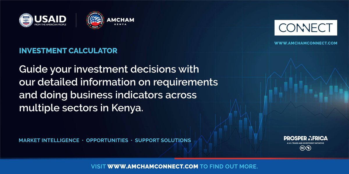AmChamKE's tweet image. #GrowYourBusinessinAfrica with our investment calculator which provides a high-level picture of the requirements for investing in Kenya. Visit buff.ly/3ISPhTd #AmChamConnect