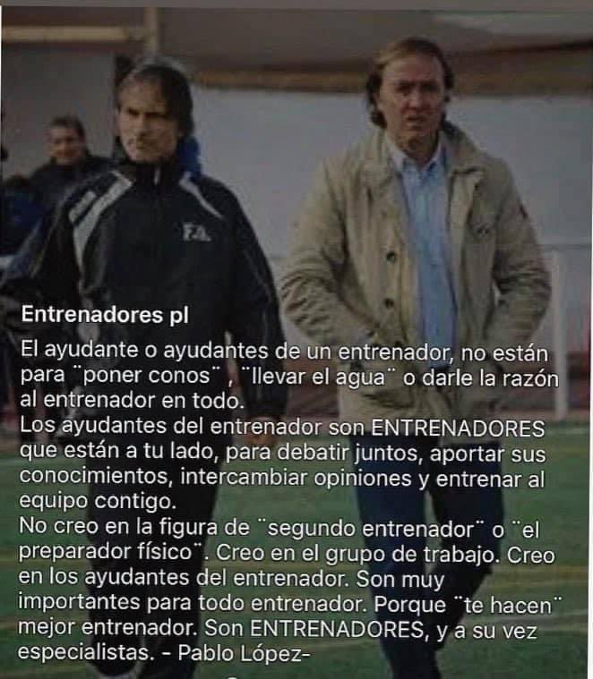 Entrenador_'s tweet photo. Los AYUDANTES del Entrenador 

(Del Instagram de #Entrenadorespl (@pablolopez111 ) https://t.co/QZNVm1gnS1
