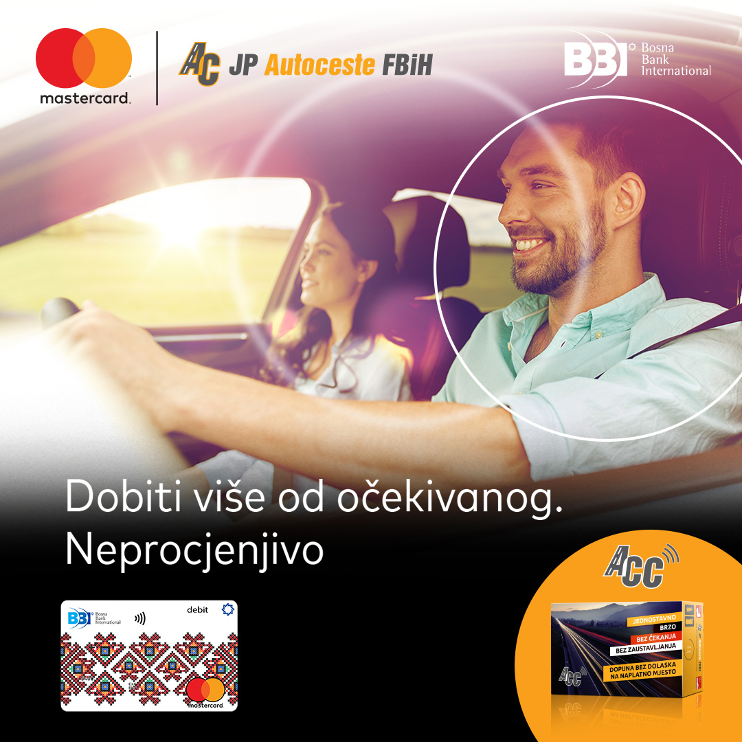 BosnaBankInt's tweet photo. Sa BBI Mastercard® karticama od septembra na raspolaganju su vam  nove pogodnosti i popusti uz online dopunu ACC korisničkog računa.
Detaljnije na: https://t.co/qrvpd5eobD https://t.co/DwqeqafdxR