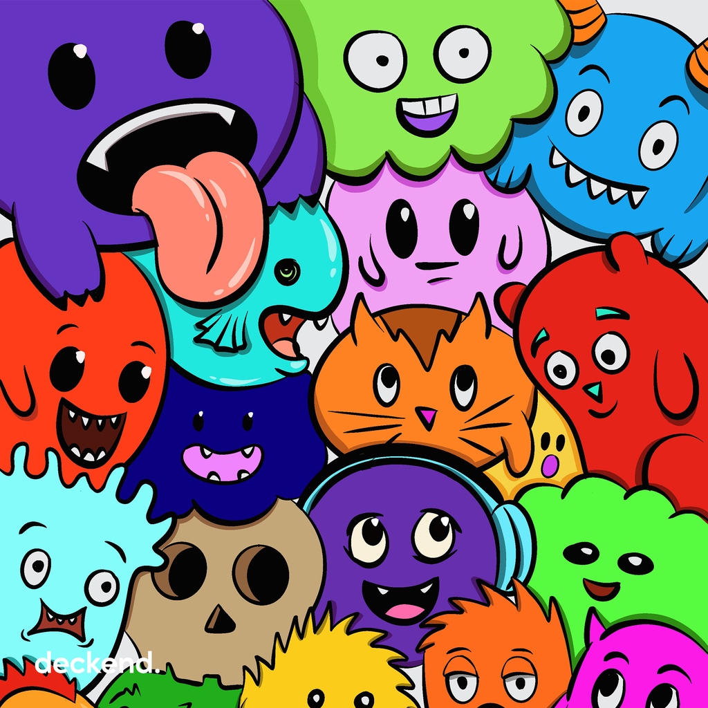 deckend_com's tweet photo. 👻 So many cute little monsters &amp; critters! 👹  ""Colorful Monster Doodle"" design by crookeddeck89
•⁠
Rate now on https://t.co/xGfmwpEo7A! #deckend https://t.co/nzY9LvSpPu