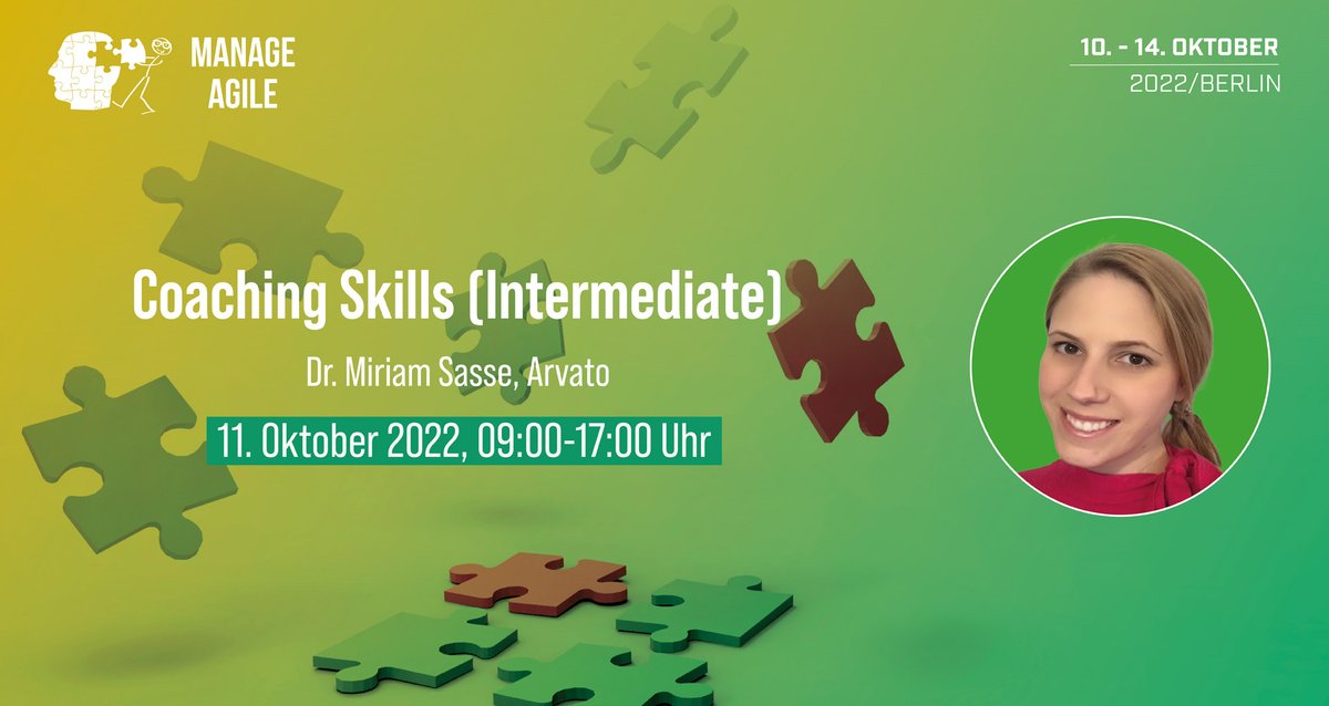 Sobald der Basics Teil von @miriam_sasse Workshop geschafft ist, können wir auch direkt übergehen zum Intermediate Teil. Hier wird euch Schema Coaching vorgestellt, das eine Rahmenwerk für die Veränderung von Denk- und Verhaltensweisen ist. #ma2022aha #agile #leadership #coaching