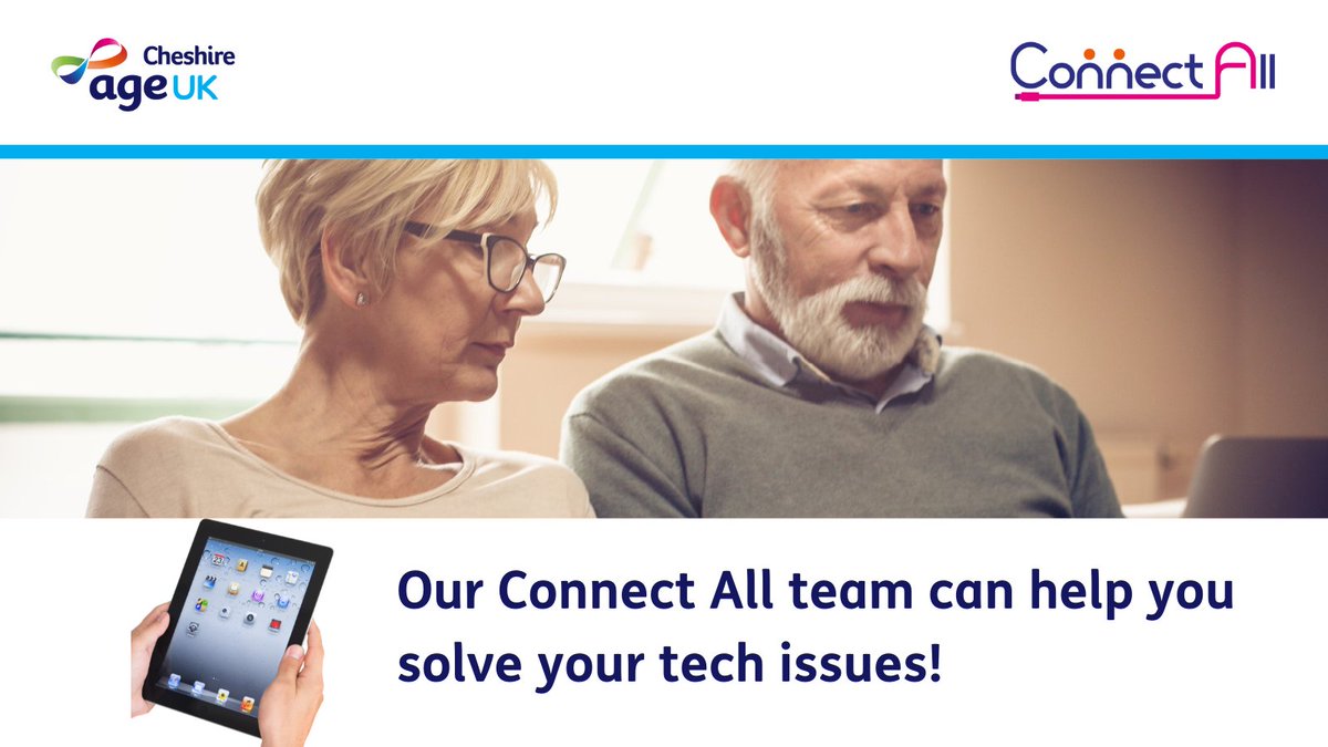 Technology can help people feel less lonely by increasing levels of connectedness. Could you or a friend/relative benefit from learning how to use the latest tech?

Give Connect All a call on 01606 305007
 
 👉 bit.ly/3ro9g4q

#DigitalInclusion #WednesdayWisdom