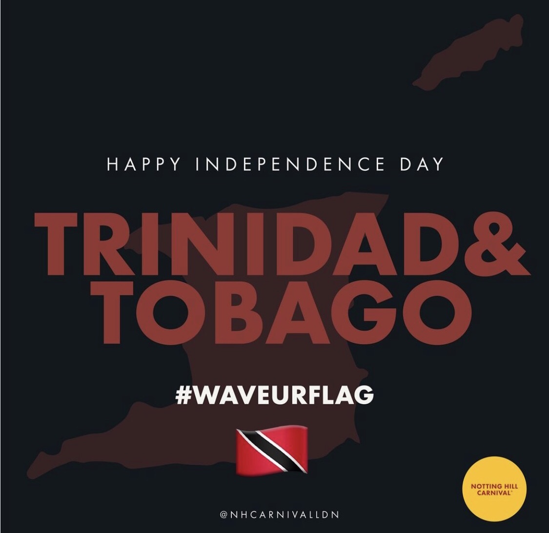 Sweet, sweet T 'n' T! 🎶🎵 Trinidad & Tobago! Happy Independence Day! Wave Your Flag! 🇹🇹🇹🇹🇹🇹🇹🇹🇹🇹 #NHC #NottingHillCarnival #Trinidad #TrinidadAndTobago #Trini #IndependenceDay #HappyIndependenceDay #CaribbeanIndependence #CaribbeanCulture