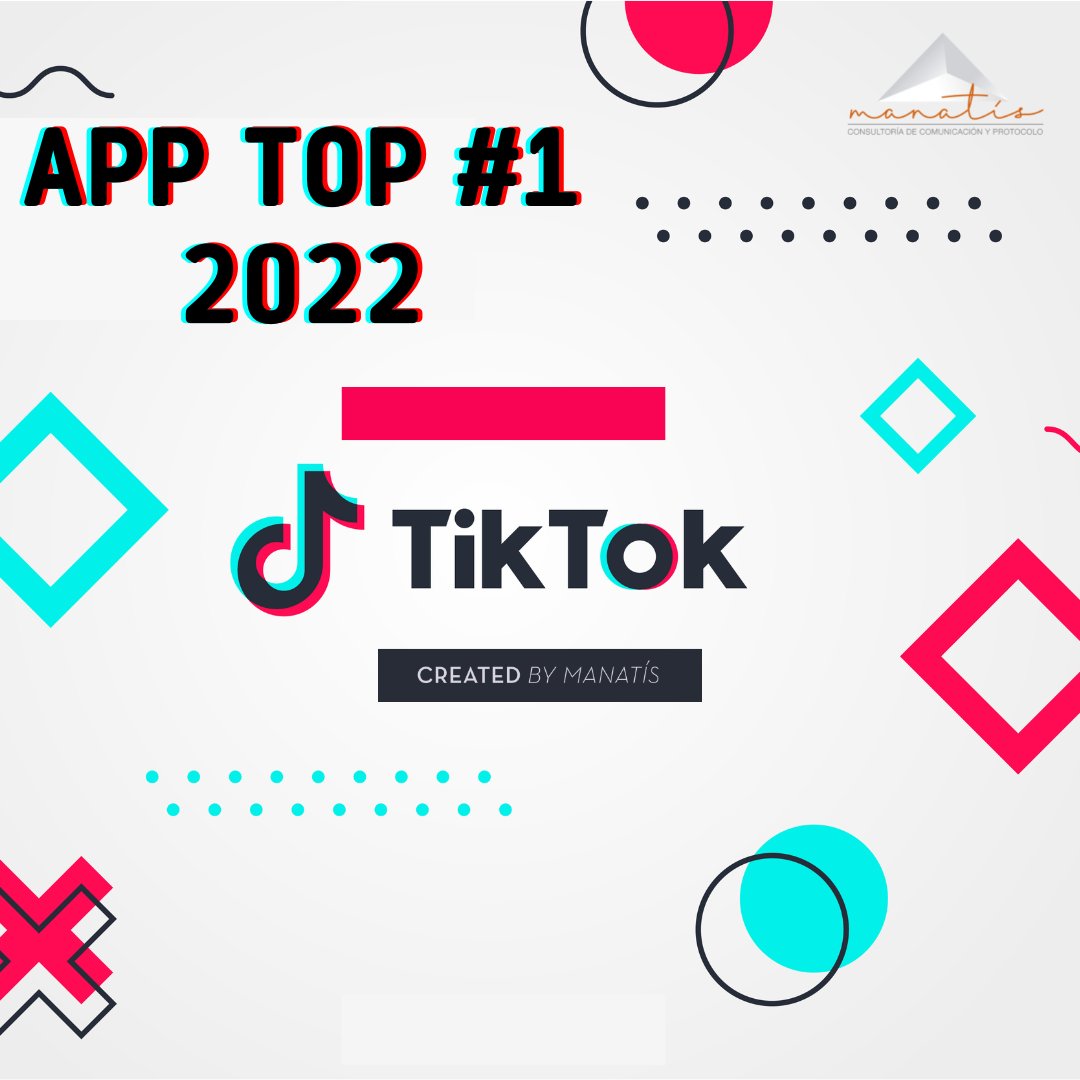La aplicación TikTok se ha convertido en la app más descargada y usada en el mundo este 2022.  

#comunicacion #eventos #RRPP #Manatís