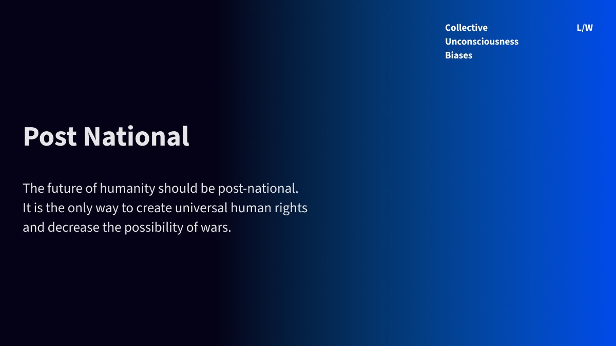 Love_and_war_g's tweet photo. What do you think? 
#postnational #future #Decentralization https://t.co/if2X7WqKTV