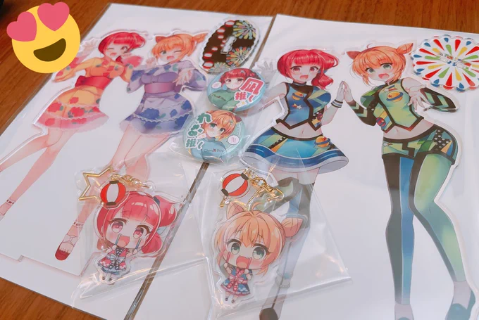 アクスタきちゃ!!めちゃくちゃ大きくてかわいい🥰🥰🥰 よければ一緒に夏!過ごしてくださいー🥳
BOOTH🅱️https://t.co/UkQax6uEfx 