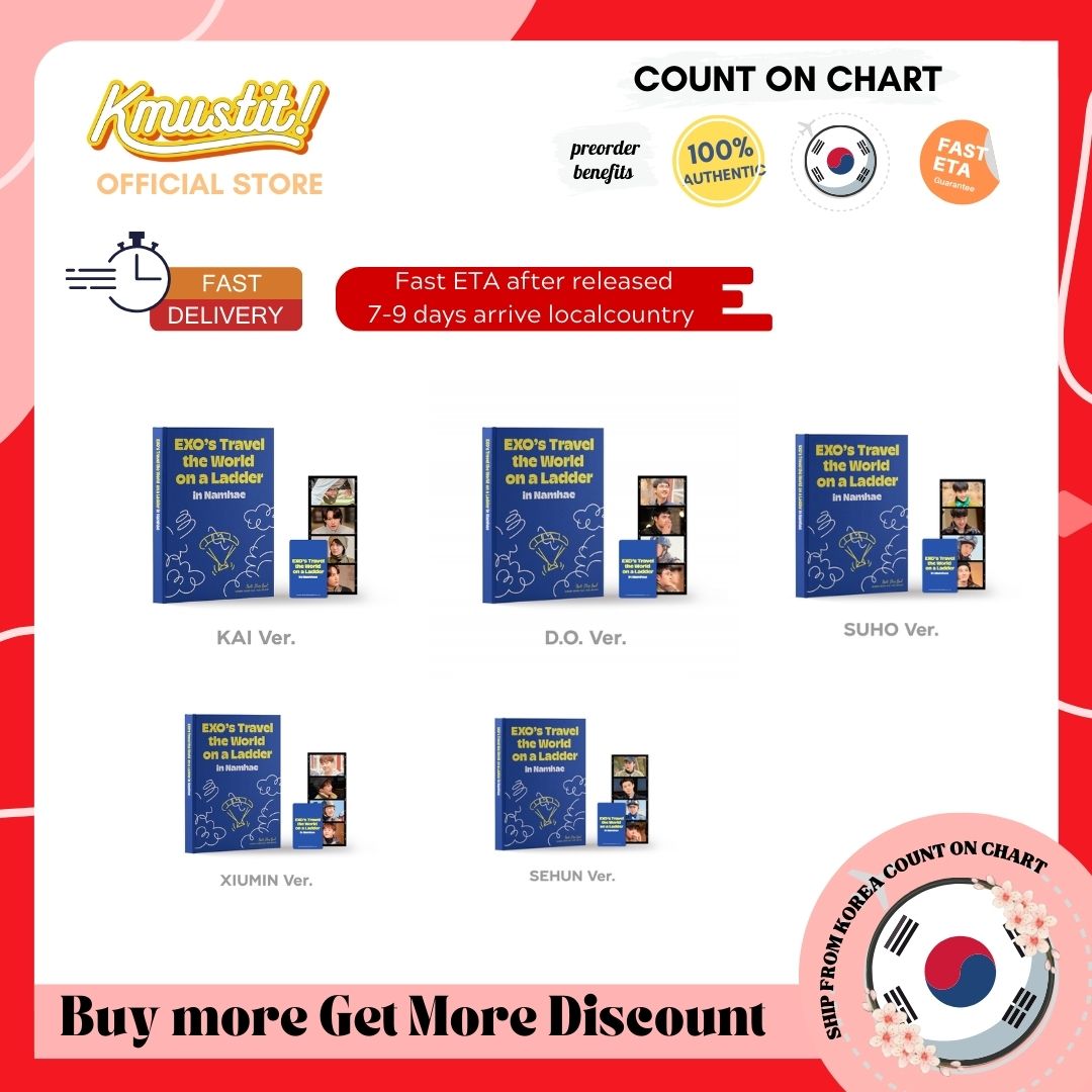 kmustit's tweet photo. @LazadaMY 엑소(EXO) - [엑소의 사다리 타고 세계여행 - 남해 편] PHOTO STORY BOOK
preorder ： #kmustit 
#엑소 #exo #kai #xiumin #suho #do#sehun #kpop #album #preorder https://t.co/1694tdqzMk