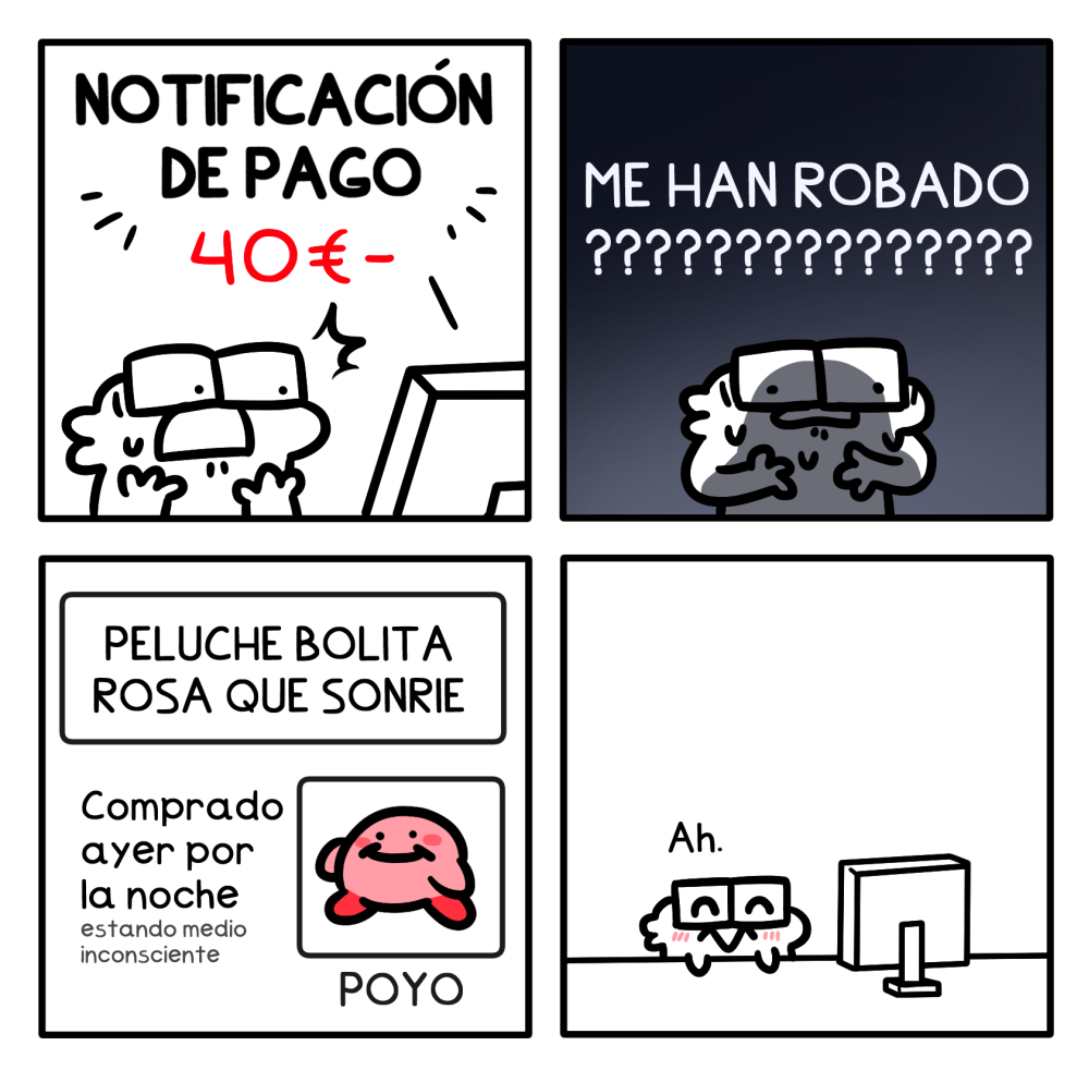 Fandogamia's tweet photo. ¡En octubre tendremos el croufando de Mhuyo (@Mhuyo_ESP)! ¡WIIII! Una recopilación de sus tiras cómicas, que oscilan entre su vida como dibujante y unpocodetodo. Podéis leer sus contenidos en RRSS y vamos a comenzar a subirlas también a #fanternet. WAIT FOR IT. https://t.co/RzAtgmJAXn