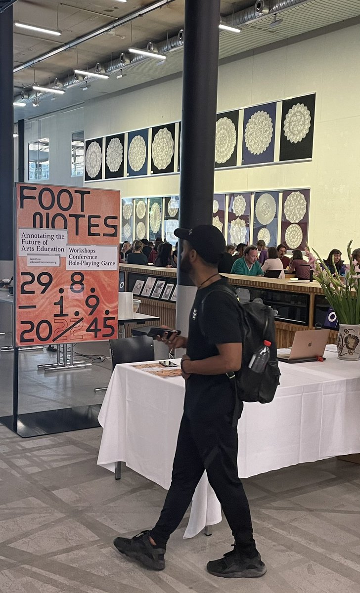 MariaHansen67's tweet photo. Attending Footnotes Conference in Zurich, imagining life and higher arts education in 2045. #FAST45 #Footnotes #artseducation #future #art @ELIAartschools https://t.co/ZUmPCt9C8B