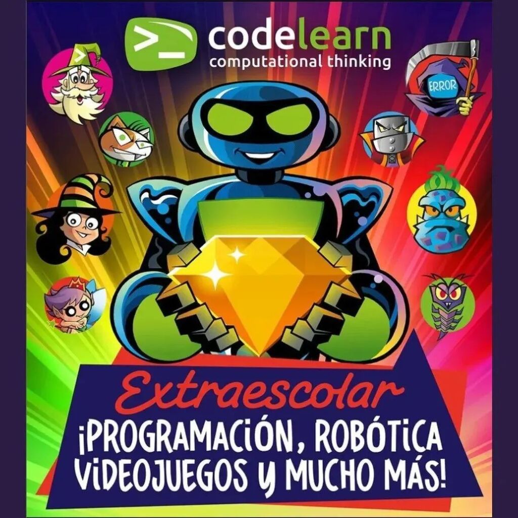 codelearnalcor's tweet image. Os esperamos a partir del 1 de septiembre en los centros Codelearn para aprender las habilidades del siglo XXI 👩🏻💻
Este otoño, prepárate para el futuro de la manera más divertida. ¡Únete a la aventura de programar y ayuda a los héroes de Codelearn a salvar el mundo virtual! 💫
…