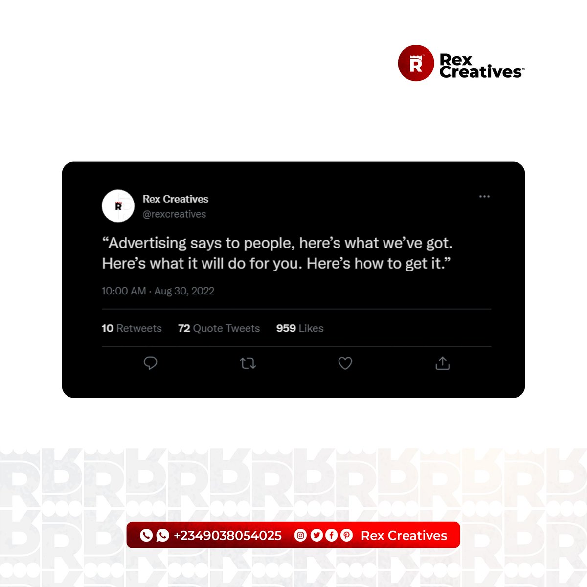 rex_creatives's tweet photo. From research the HOW TO of a thing makes getting it done easy.
We've got the know how, so let's work together to get you to where you want
Our DM is always open!!!

Dest ASUU Universities Anthony Jesus United Lagos https://t.co/OtaxgHBaWo