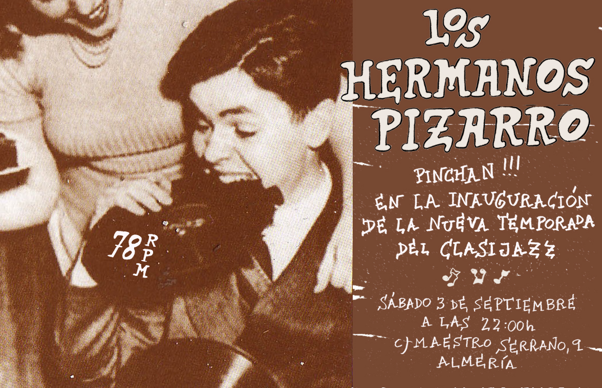 DiscosAlehop's tweet photo. Los Hermanos Pizarro en Almería https://t.co/1VzxpzKfGV