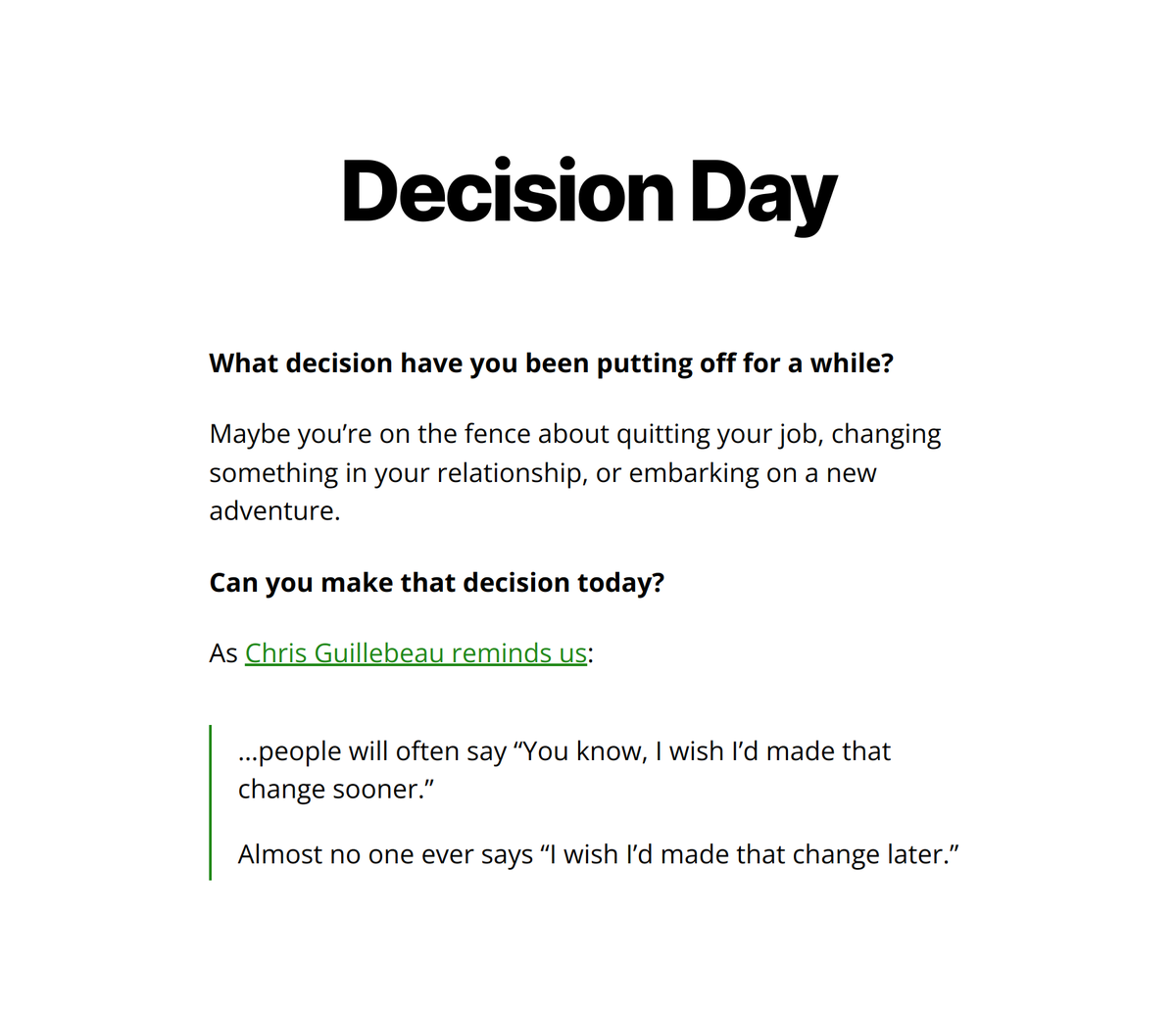 QualQues's tweet photo. This week's Quality Question:
 Decision Day

#QualityQuestions https://t.co/1ULVmJG7eV