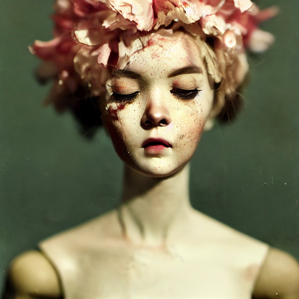 Todays #AI take on my text prompts.

I shall call this, "Doll Parts"