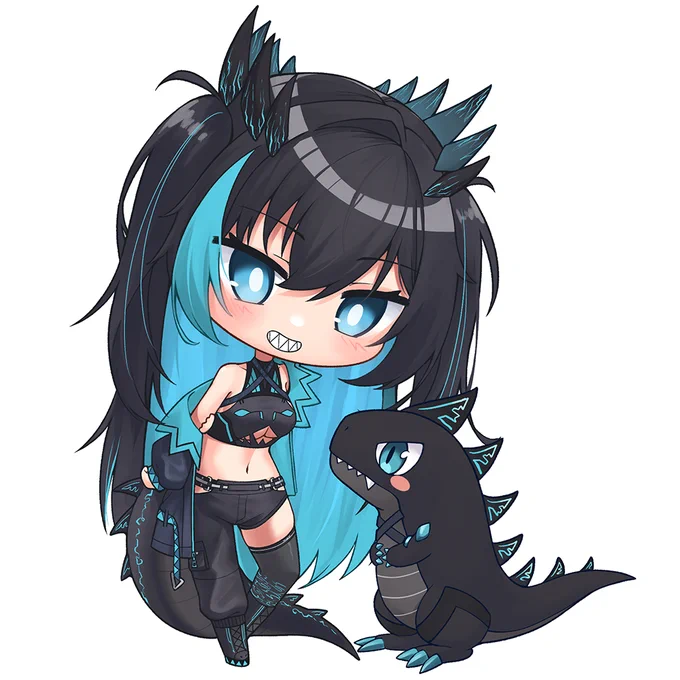 畫個可愛der海唧海棘獸你在看哪阿?(##唧興創作 