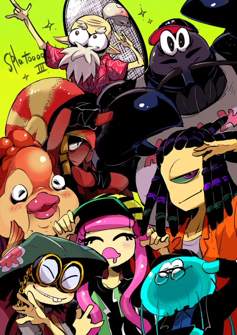 イイダは良心だと思う(←タコ過激派)#今月描いた絵を晒そう 
