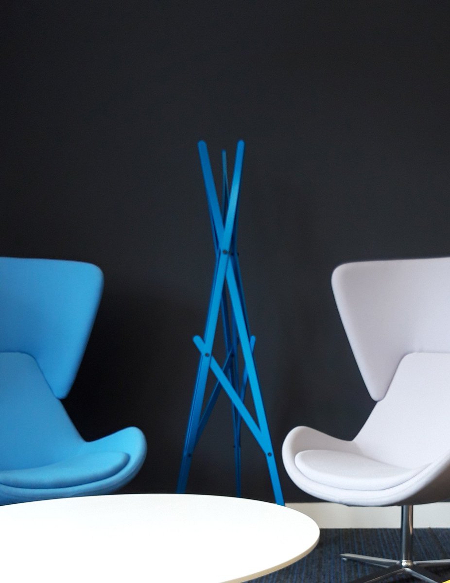 hiberform's tweet photo. Campaign #coatstand in blue
Contemporary furniture Designed and Made in Ireland since 1997
#leo_scarff_design #irish_designers #irish_design #irishdesign
#irish_furniture_designers #madelocal #shoplocal  #lookforlocal #designireland #lovemadelocal
#officefurniture https://t.co/dMjYJ4x3jn