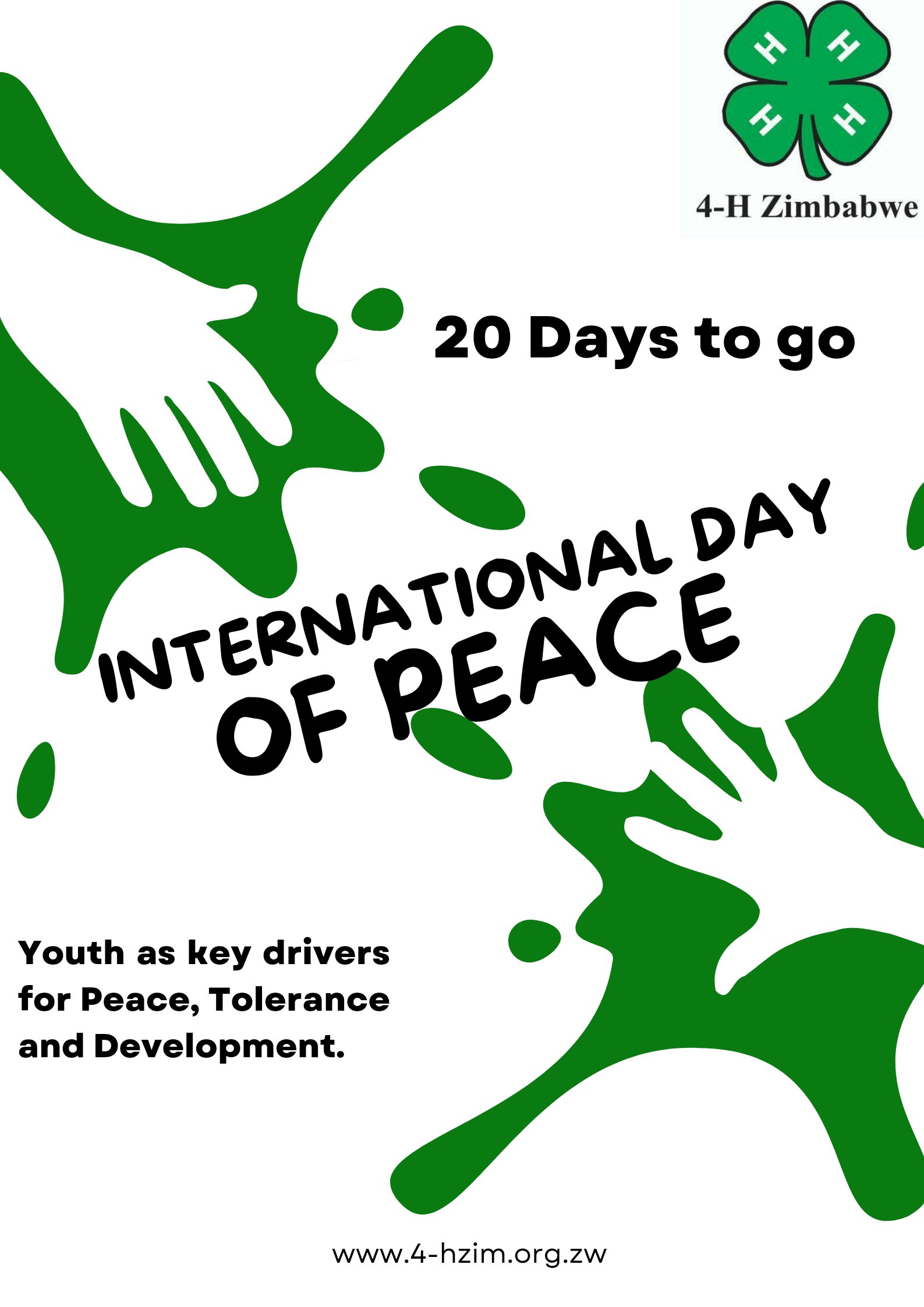 20 Days countdown to international day of peace
