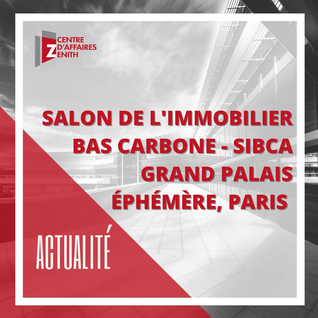 𝘾𝙤̂𝙩𝙚́ 𝙖𝙘𝙩𝙪𝙖𝙡𝙞𝙩𝙚́ ! 👀
L’Association BBCA, en partenariat avec France Conventions, lance le 1er Salon de l’Immobilier Bas Carbone – Sibca.
Du 22 au 24 septembre prochain, au Grand Palais Éphémère à Paris !

Pour en savoir plus 👉🖥️ bit.ly/3RjmYQS
