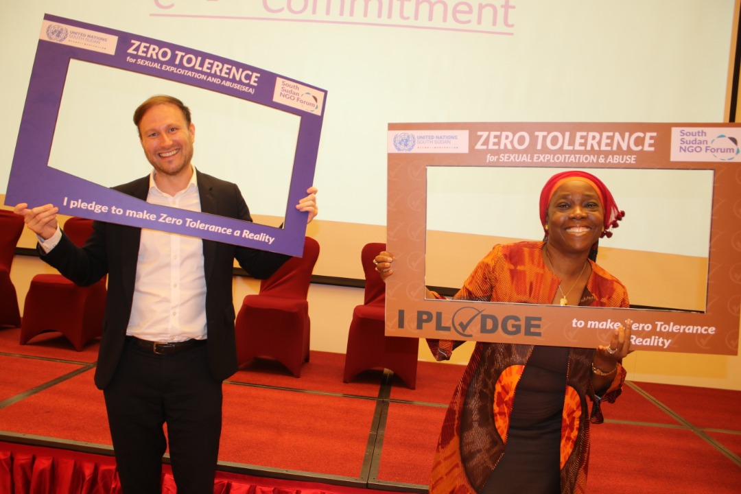 NyantiSara's tweet photo. I hosted the first of its kind meeting to galvanize partnership for collective action to address #SexualExploitationandAbuse in #SouthSudan. A system wide approach with all actors working together under one umbrella is key to achieving our zero-tolerance drive.
#SSOT https://t.co/PkuWoDAZGr
